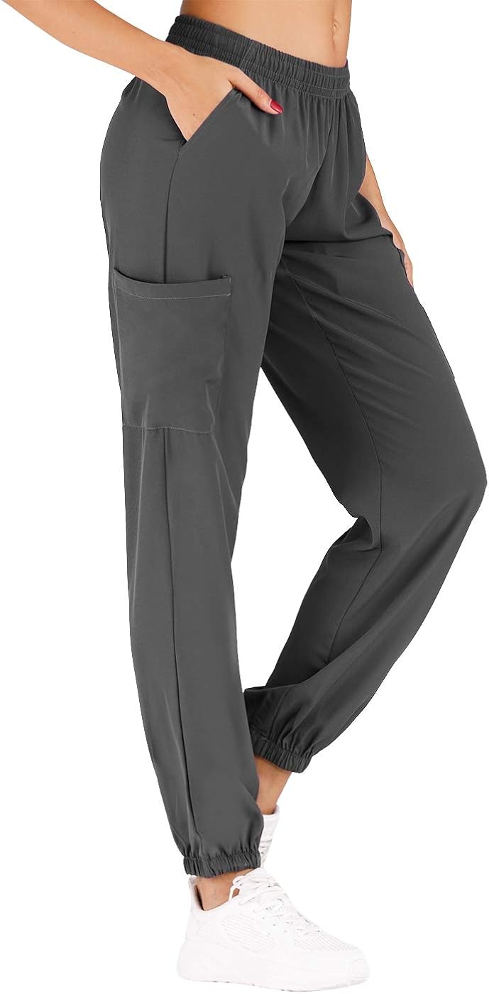 Minty Mint Women's Solid Stretch Medical Uniform Scrub Set V Neck Top Cargo Tapered Jogger Pants