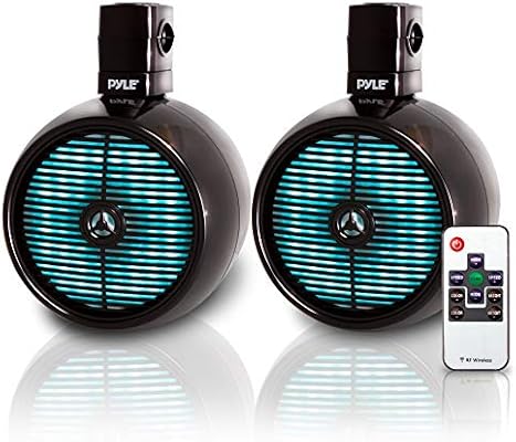 wakeboard tower speakers with led lights