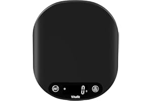 Vitafit 33lb/15kg Food Scale in 1g/0.1oz Precision, High Accuracy Assured by Kitchen Scale Professional Factory Since 2001, H