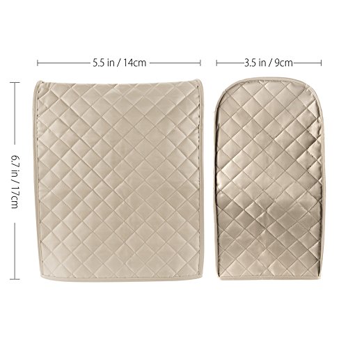 NKTM Stand Mixer Cover Dust-proof with Organizer Bag for Kitchen Mixer(17" x 14" x 9")