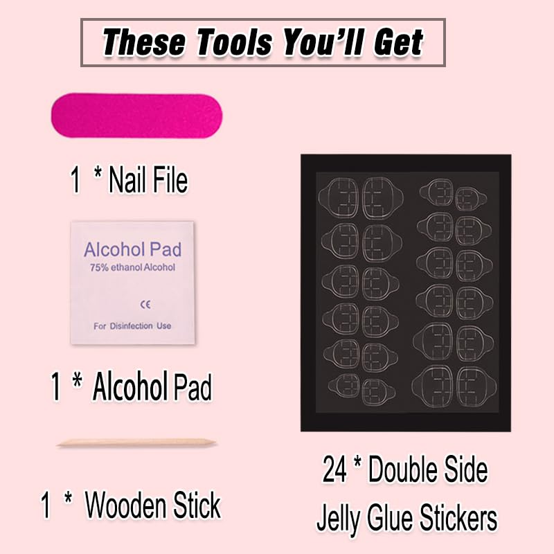 BAOYAALIN Cat Eye Red Press on Nails Short Square Fake Glue on Nails with Exquisite Cat Eye Design for Women Girls Full Cover Artificial Acrylic False Stick on Nail for Daily Wear Wedding 24Pcs - Image 4