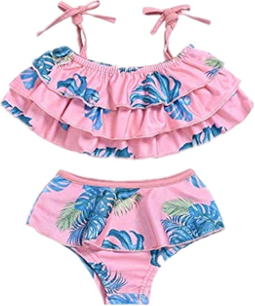 JERFER JERFER Kinder Mädchen Badeanzug Bikini Strand Straps Tops und