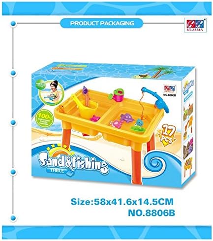 sand and water fishing table