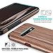 Galaxy S10 Case, [Slim to Beat] Soft Wood Air Cushion Premium Rubber Bumper [Thin Matte] Flexible TPU Back Cover, Shock Resistant Wooden Shell for Samsung Galaxy S10, Cherry