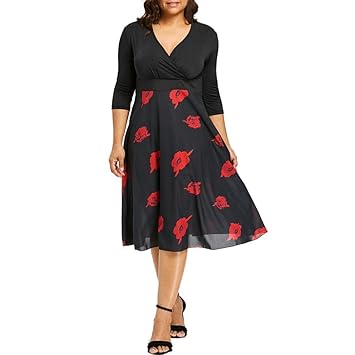 abito lungo nero estivo