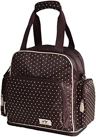 Landuo Adjustable Space Back Pack Messenger Diaper Bag Brown