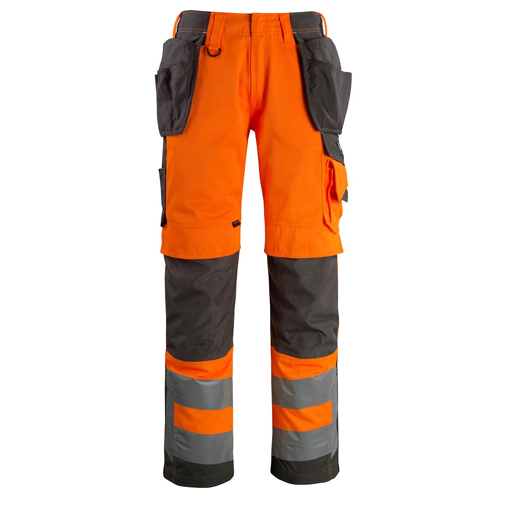 Mascot 15531-860-1418-76C56 Size L76cm/C56 "Wigan" Craftsmen's Trousers - Orange/Dark Anthracite