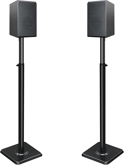 Mounting Dream Speaker Stands Height Adjustable Satellite 5kg Floor Stand Pair