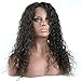Curly Human Hair Lace Front Wigs 130% Density Brazilian Virgin Loose Deep Curly Wig with Baby Hair for Black Women 20Inch