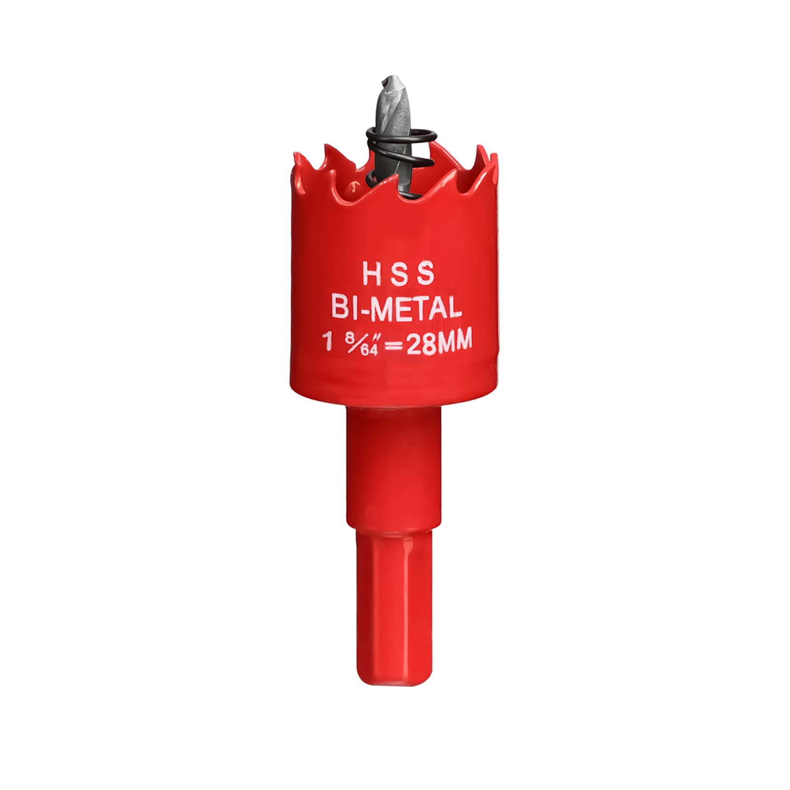 Hole Saw 28 mm, Bi-Metal Cutting Depth HSS M 42 Hole Cutter for Cutting Wood, Plastic, Drywall, Plasterboard and Soft Metal Sheet