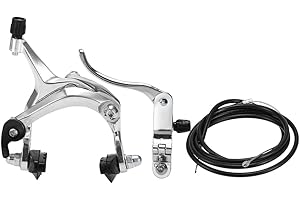 Front/Rear Fixie Bike Brake Kit Road Bike Cruiser Brake Set Bike Caliper Brake Kit Side Pull Brake Set