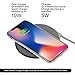 Wireless Charger, BFEIZHU 10W Fast Wireless Charging Pad for iPhone X/8/8 Plus/Samsung Galaxy S5/S6/Note 3 and All Qi-Enabled Phones (QC2.0 Adapter Included) (Gray)