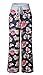 Sexymee Women's Comfy Stretch Floral Print Drawstring Long Wide Leg Lounge Pants