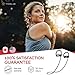 TREBLAB XR500 Bluetooth Running Headphones, IPX7 Waterproof, Noise Cancelling, Secure-Fit, Wireless Sport Earbuds with Mic