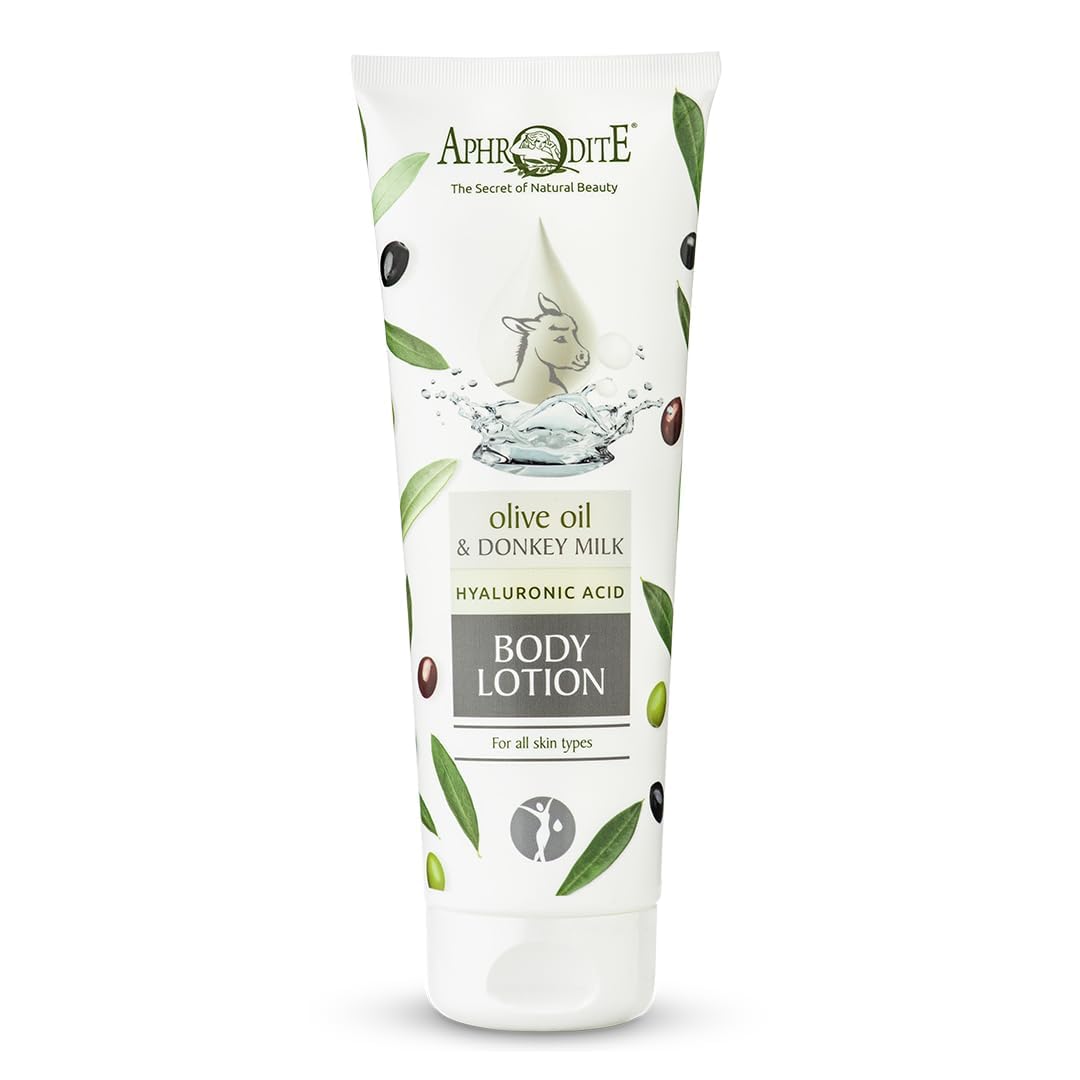Aphrodite The Youth Elixir Body Lotion - Natural Body Moisturiser with Donkey Milk to Condition the Skin - Perfect for Sensitive Skin - Dry Skin - Natural Body Lotion - (250 ml)
