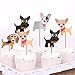 Dog Cupcake Toppers,Puppy Cupcake Toppers,Pet Theme Baby Shower Birthday Party Cupcake Decoration Supplies