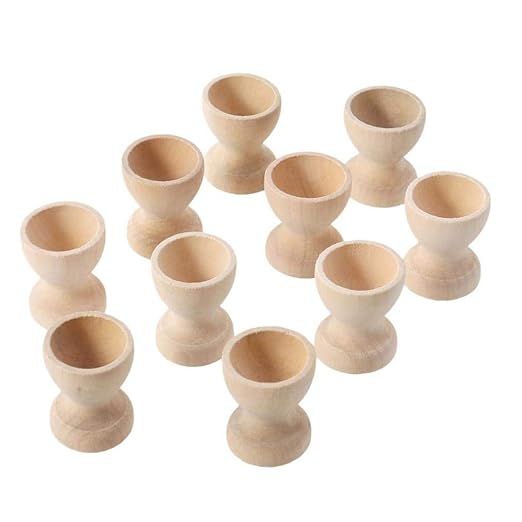 TOSSPER 12pcs Soporte para Huevos de Madera titulares Domésticos ...