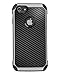 BENTOBEN iPhone 6 Case, iPhone 6S Case, 2 in 1 Cool Slim Hybrid Hard PC Cover Laminated with Carbon Fiber Chrome Anti-Scratch Shockproof Protective Case for iPhone 6/iPhone 6S (4.7 inch), Black