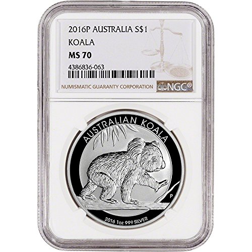 2016 AU Australia Silver (1 oz) Koala $1 MS70 NGC