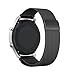 Gear S3 Frontier/Classic Watch Band,22mm Stainless Steel Band + Milanese Loop Mesh Stainless Steel Metal Business Replacement Bracelet Strap for Samsung Gear S3 Frontier / S3 Classic Smart Watch