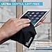 Garnetics Microfiber Cleaning Cloth (6 Pack) - to Clean Glasses, Lens, Cell Phone, Tablet, Laptop, TV, LED, LCD Screens - Premium Lintfree Fiber - Computer Screen and Eyeglass Cleaner