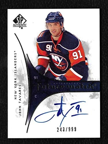 2009-10 SP Authentic Future Watch Autograph Rookie Card #201 John Tavares Serial # 243/999