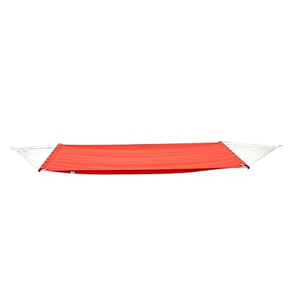 Slackjack Single Layer Fabric Hammock Double (Orange)