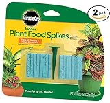 Miracle-Gro Indoor Plant Food, 48-Spikes (2 Pack)