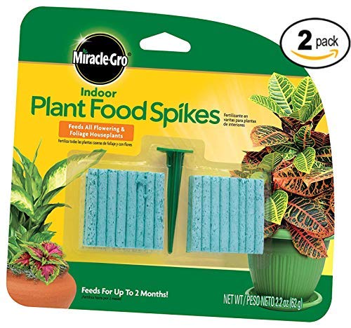 Miracle-Gro Indoor Plant Food, 48-Spikes (2 Pack)