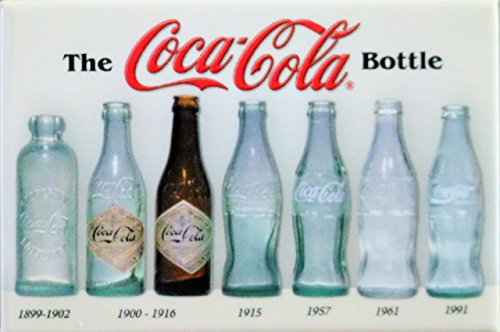 (2x3) Coca Cola Coke Bottle History Retro Vintage Locker Refrigerator Magnet by Poster Revolution