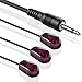 TNP IR Emitter Extender Extension Cable (10 Feet) - Triple 3 Head 3.5mm Jack Infrared Red Transmitter Blaster Blink Eye Wire Cord Compatible with IR Repeater Extender System Kit, for Xbox One