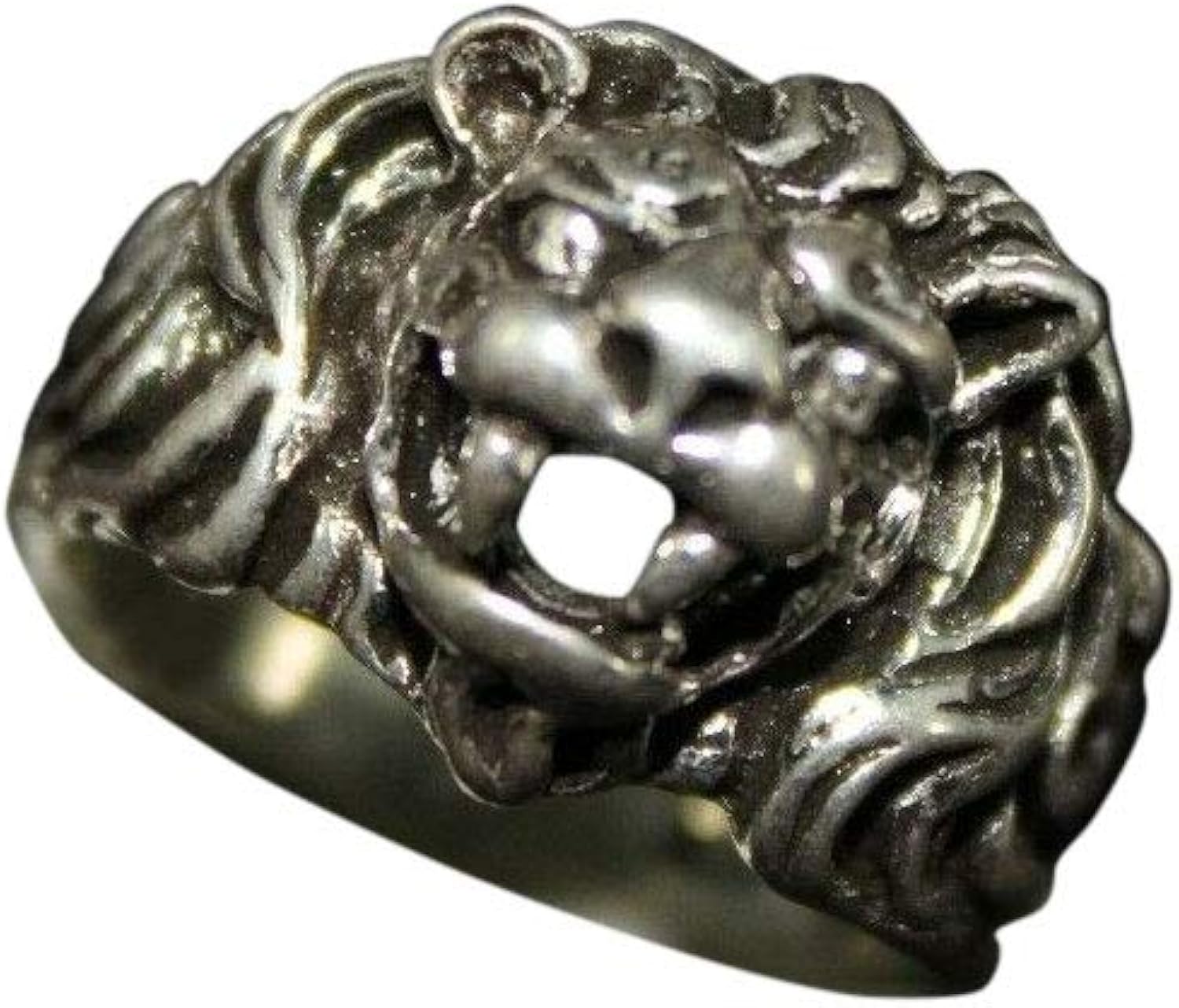 Rajasthan Gems Ring Sterling Silber 925 Oxidiert Lowen Optik Optik Amazon De Schmuck