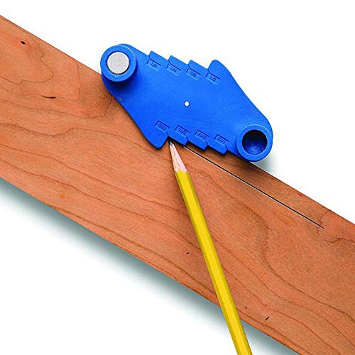 Center Scriber Line Scriber Offset Marking Tool Marking Center Finder Tool Positioning Measuring Ruler Woodworking