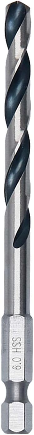 Bosch 10pc PointTeQ Hex Drill Bit Ø6.0mm 98mm 1/4 in Hex Shank Metal Use view 2
