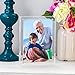 Falken Acrylics Photo Frame - 5x7 inch Magnet Photo Frame -Double Sided 20% Thicker Clear Acrylic Photo Frames Desktop Display Free Standing Double Sided Magnetic Picture Display, 12+12MM Thickness