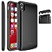 iPhone Xs Max Battery Case, DX Star 5000mAh Extended Battery Magnetic Design Rechargeable Battery Charging Case Protective Case [Support Headphone] Compatible iPhone Xs Max 6.5 inch, Black (2018)