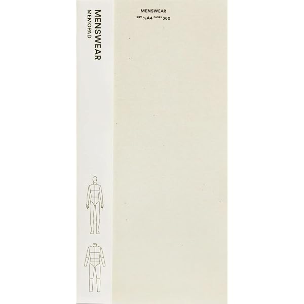 Fashionary Menswear Sketchbook A4: Fashionary: 9789887711155