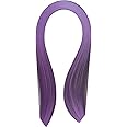 ODETOJOY Quilling Strips 3mm Paper Quilling Set 120pcs Paper Strip 54CM Solid Color Star Origami Paper DIY Hand Crafts Quilling Paper Strips 1/8inch (Purple)