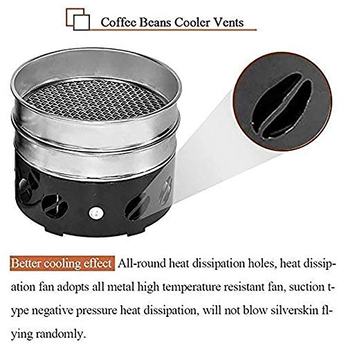 500 G Zuhause Kaffeebohnen Kühler Doppelschicht Filter Schnell Kühlsystem Für Homecare Cooling Geröstete Kaffeebohnen… – Bild 4
