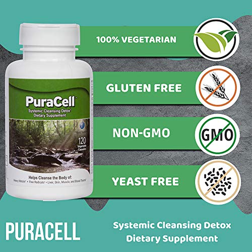 PuraCell Detox Maximum Strength Cleanse Supplement Powerful, Fast Acting Natural Detoxifier
