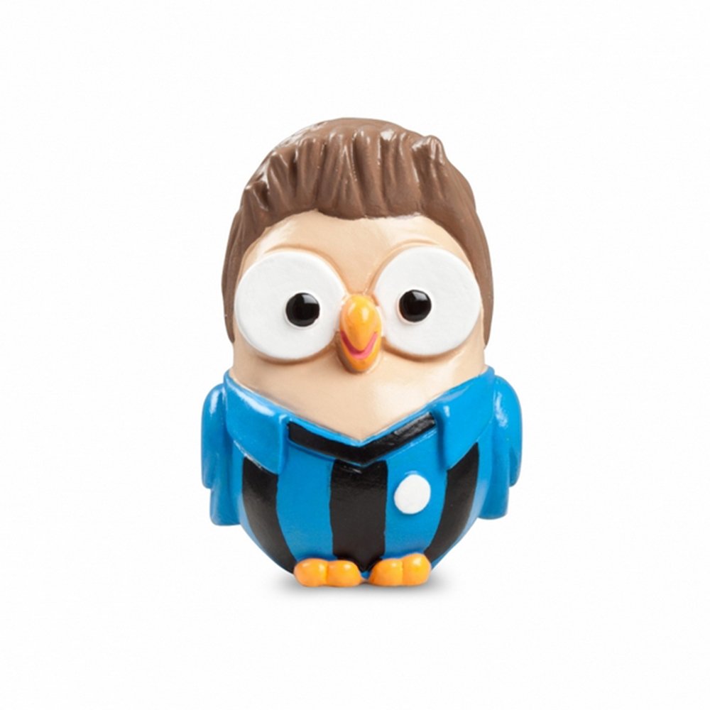 Egan ML18CT/1NAZ Football Figurine, Goofi, Ceramic, Black/Blue, 6 x 6 x 8 cm