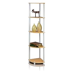 Furinno Turn-N-Tube 5 Tier Corner Display Rack