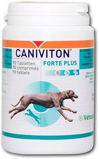  90 Tabletten Vetoquinol CANIVITON FORTE PLUS - Ergänzungsfuttermittel für Hunde zur Unterstützung der natürlichen Gelenkfunktion