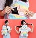 Alpacasso 3D Cute Plush Animal Backpack Rainbow Alpaca Llama Bag Stuffed Animal Doll Toddler Backpack Children Schoolbag . (Rainbow)