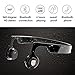 Bone Conduction Headphones, Miric Wireless Headphones Bluetooth 4.2 Stereo Open Eardrum Headphones Waterproof for Sports Driving (Black)