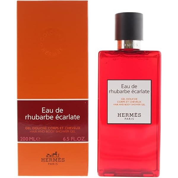 Eau de rhubarbe écarlate 300ml Hermès Eau De Rhubarbe Écarlate Hand and Body Cleans Gel
