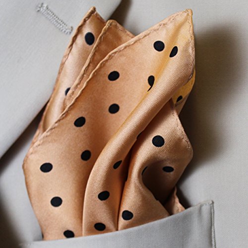 Royal-Silk-Polka-Dot-Pocket-Square-17-Handkerchief-12mm-Silk-Twill
