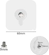 CONGGUAN 12 Pieces Adhesive Picture Hooks Self Adhesive Wall Hangers view 2