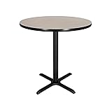OEF Furnishings OEF Café Table, 36" Height, Grey