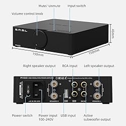 SMSL A100 Amplifier Home Audio, Stereo Amplifier